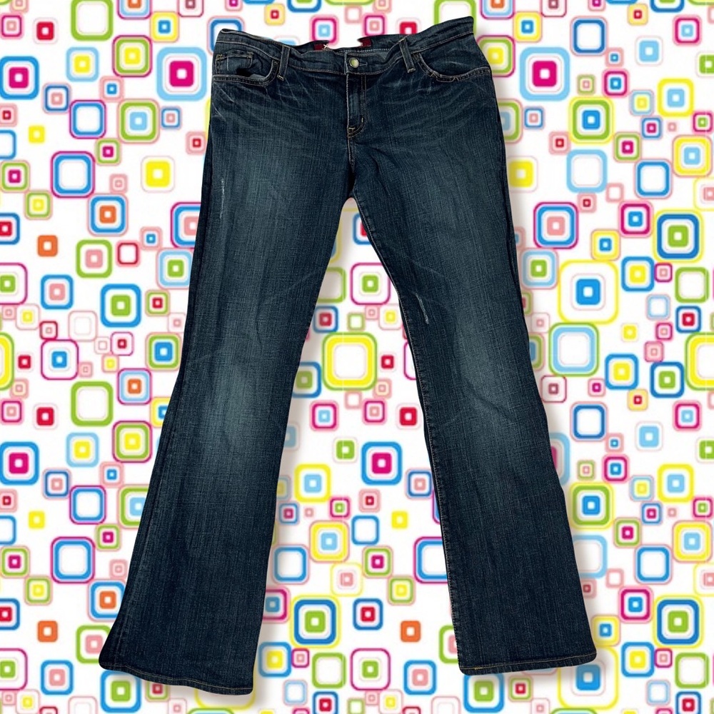 X2 denim laboratory dark wash low waisted jeans